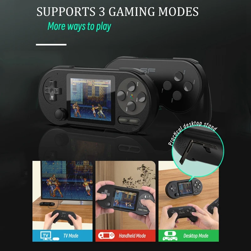 Sf2000 Handheld Game Console Ingebouwde 6000 Games Classic Mini 3 Inch Video Game Console Ondersteuning Av Output