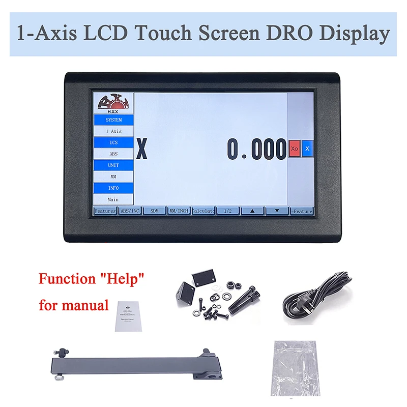 15 languages Large LCD Touch Screen 1 Axis 2 Axis 3 Axis 4 Axis 5 Axis for Automation of Lathe Milling Grinder and Linear Scale