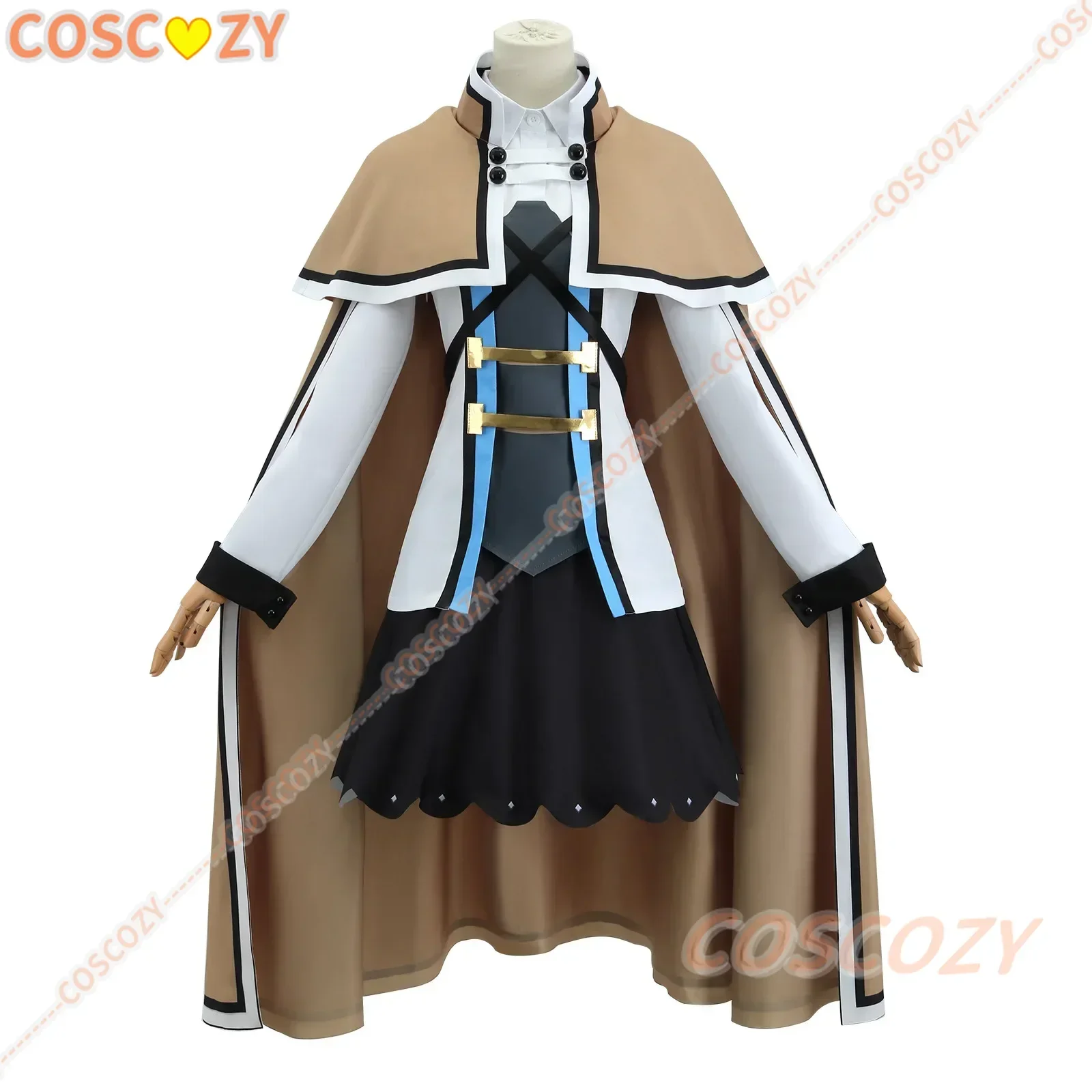 Roxy Migurdia Mantel Outfits Lange Gevlochten Pruiken Halloween Kerst Conventie Evenement Vrouw Cosplay Kostuum