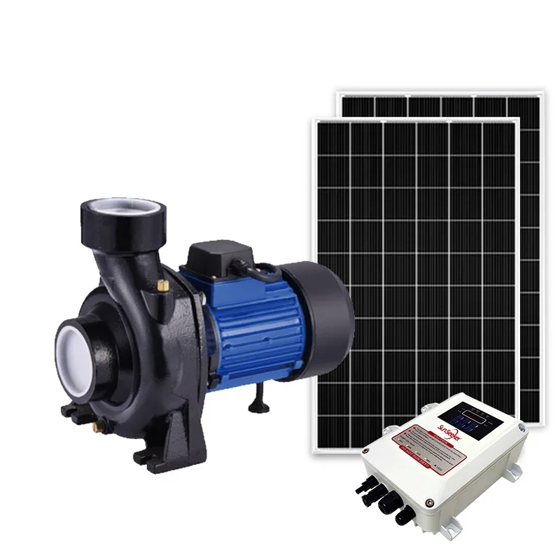 Wholesale china factory 750W Irrigation and Agriculture solar panel water pump set surface pump