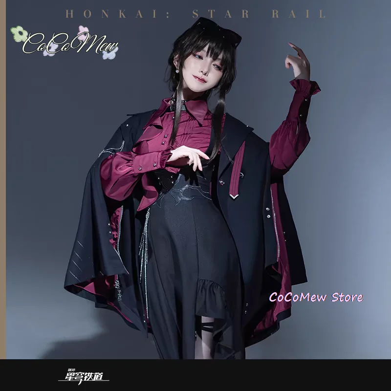 Kafka Elegant Blouse Original Honkai Star Rail Coat Kafka Theme Impression Series Skirt Cosplay Black Suits Gifts