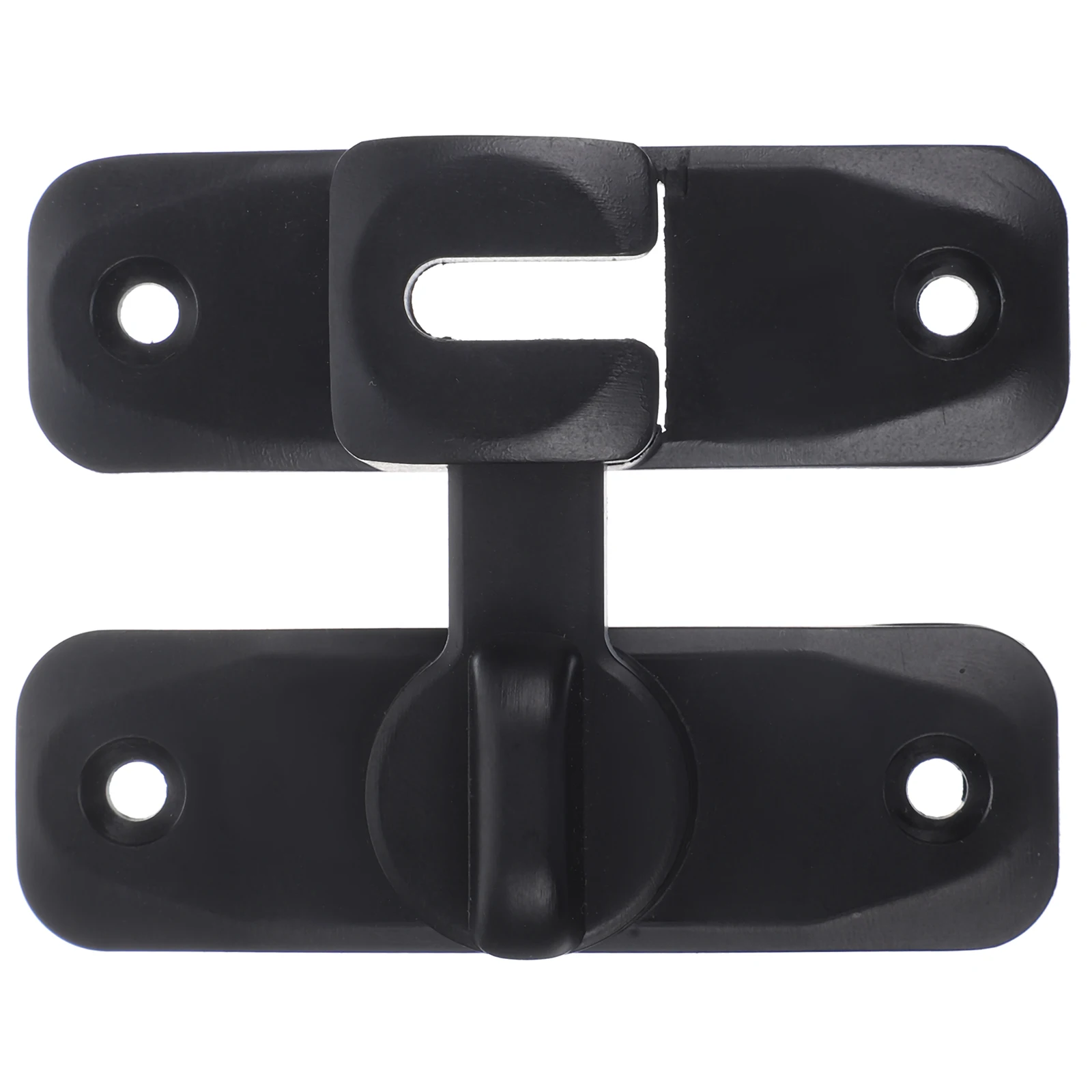 مزلاج زاوية قائمة شديدة التحمل 90 درجة من الفولاذ المقاوم للصدأ لأمن الباب والبوابة، لمسة نهائية مصقولة ناعمة، طلاء مضاد للتآكل #2