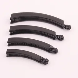 10 Black Plastic Banana Clips Hair Claw Comb Ponytail Holder 80-120mm for DIY Craft