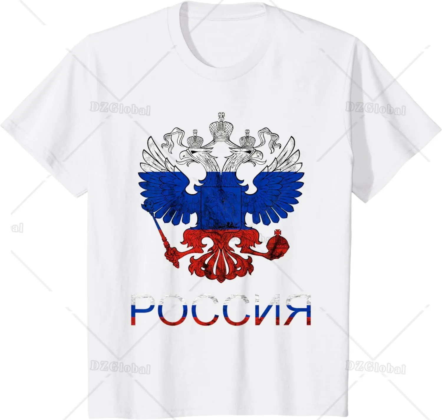 Russia Double Headed Eagle CCCP Russian Flag UdSSR Pride T-Shirt  Women Men Clothing Tee Tops Ropa Mujer Tops Tshirt