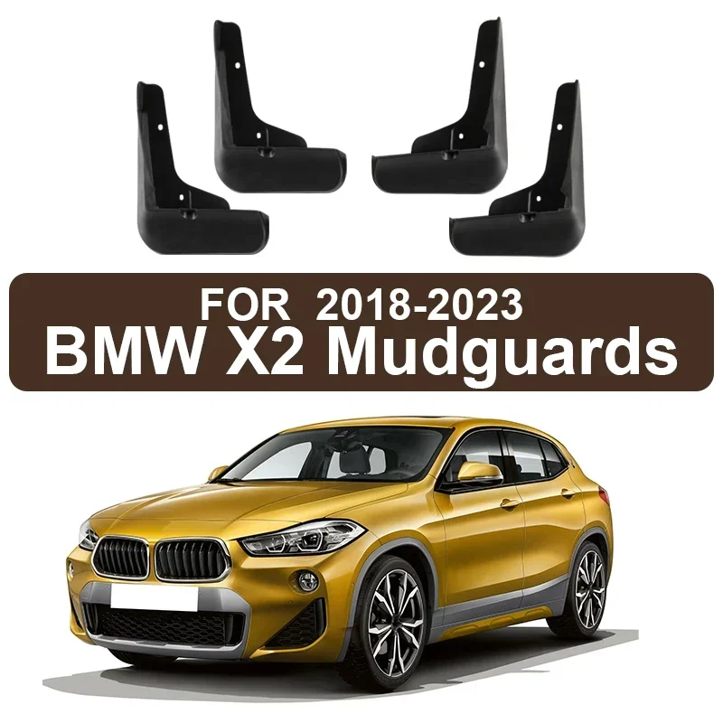 

Soft Mud For BMW X1 X2 X3 iX3 2006-2024 Accessories TPE Mudguards Original Design Fender Anti-Snow Anti-Sand Guard Protector