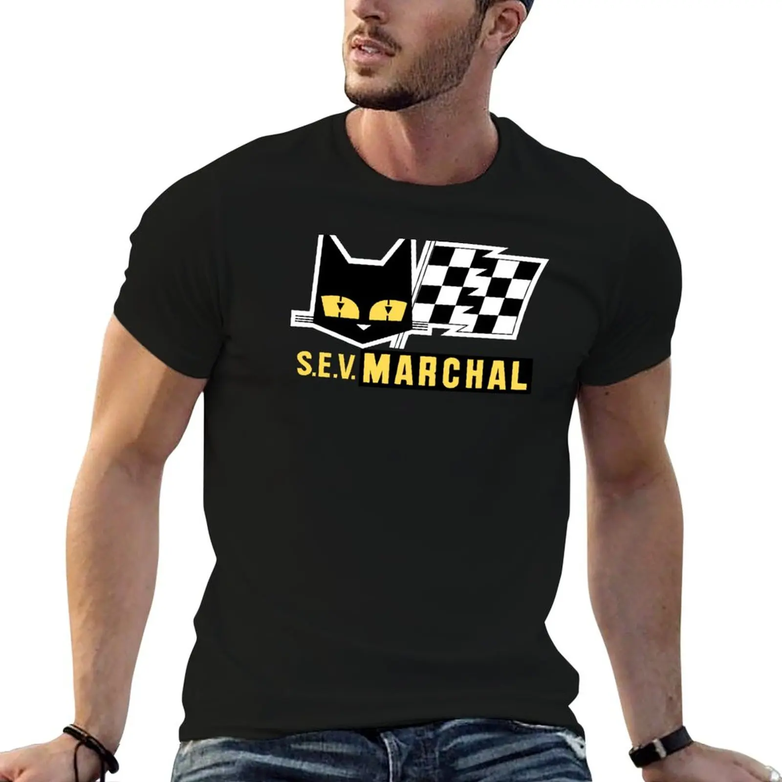 

S.E.V. Marchal T-Shirt sports fans shirts graphic tees Aesthetic clothing mens workout shirts