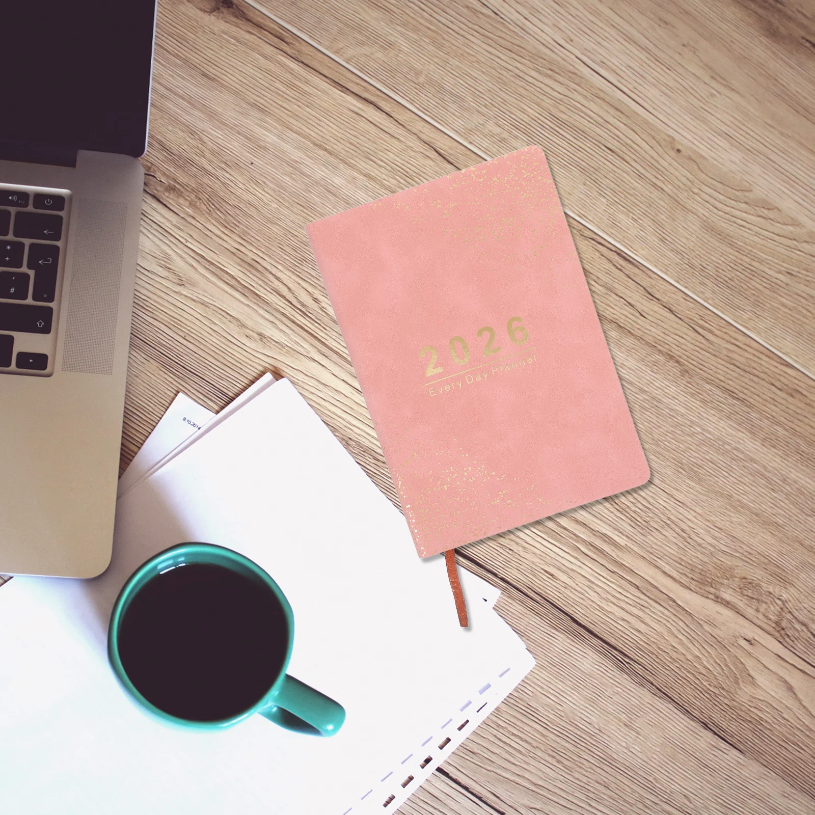 2026 데일리 플래너 A5 하드커버 월간 주간 오거나이저 북 학교 사무실 가정용 휴대용 일정표 저널 캘린더