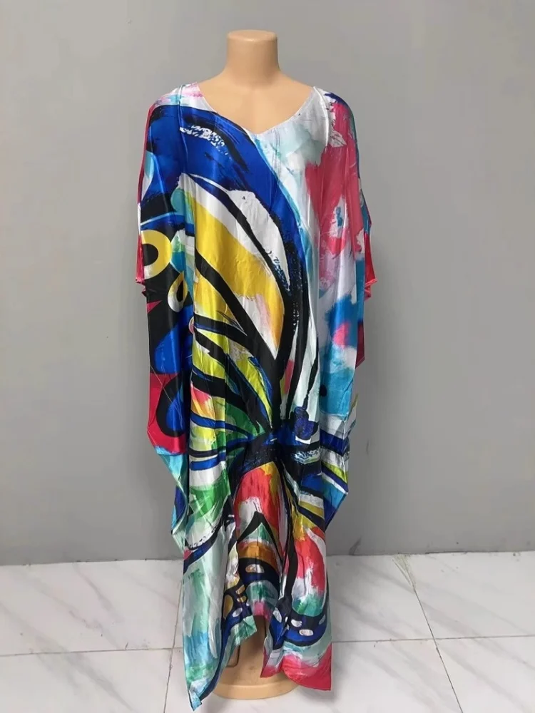 Wmstar Kleid für Damen, Großhandel, neues bedrucktes, lockeres, bequemes, weit geschnittenes Kleid auf Lager für fette Schönheitskleidung im Großhandel