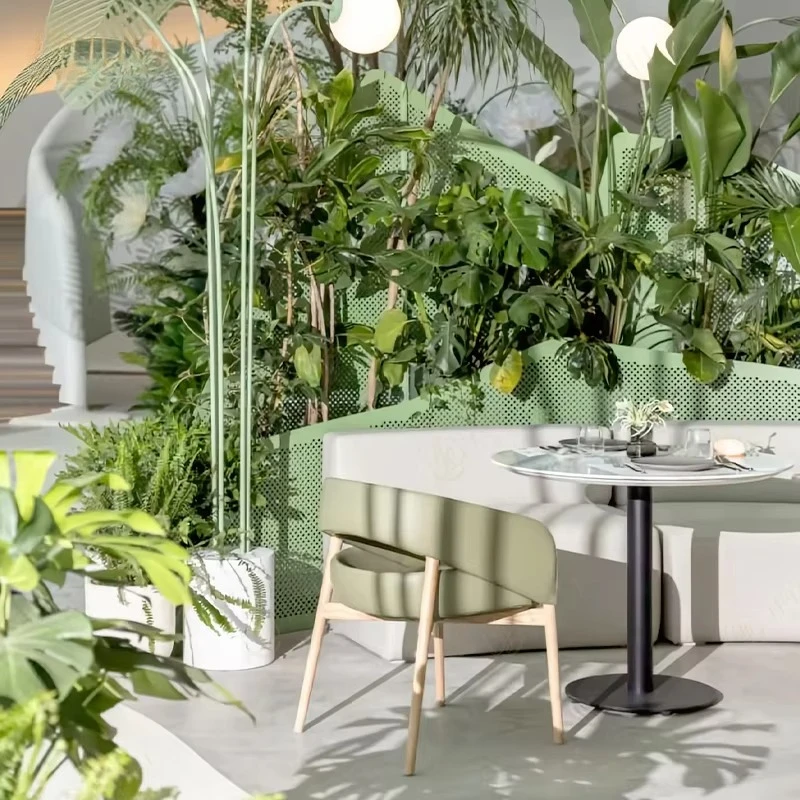 

Hotel restaurant furniture project case One-stop solution Hotel furniture set Customized restaurant table and chair set