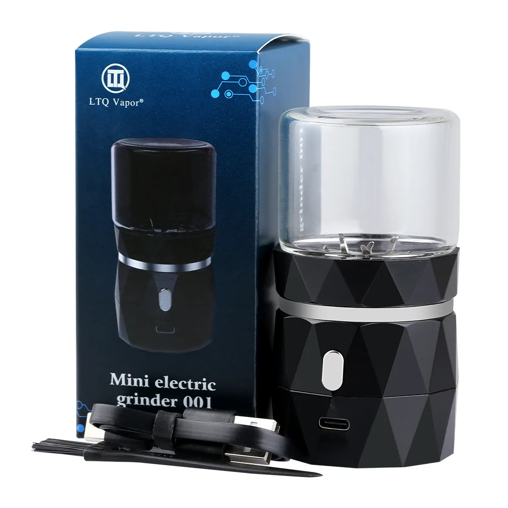 EVILSMOKING-LTQ Portátil Mini Grinder, Aço Inoxidável, Elétrica Spice Crusher, Tabaco, Fumaça, Erva, Fumar Acessórios