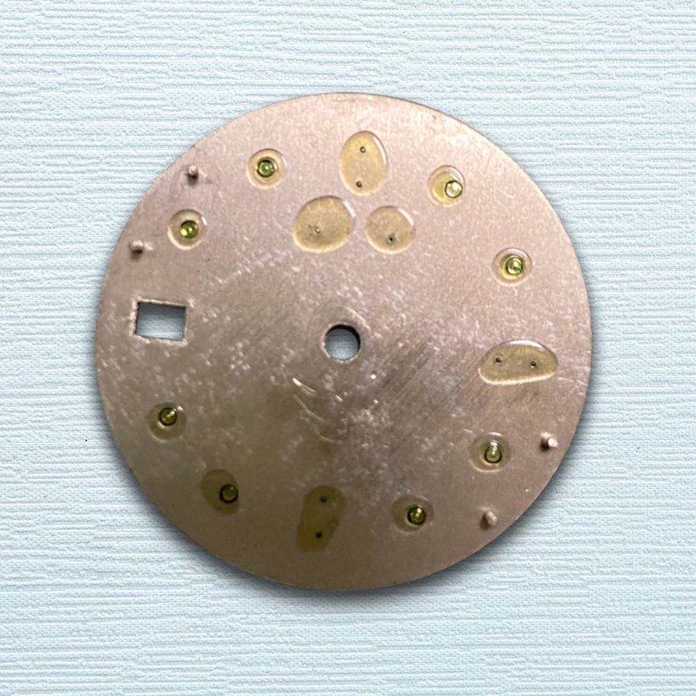 28.5mm S Logo GMT Dial Fit NH34 Movement Ice Blue Luminous Matte Blaack High-Quality Watch Modification Accessories