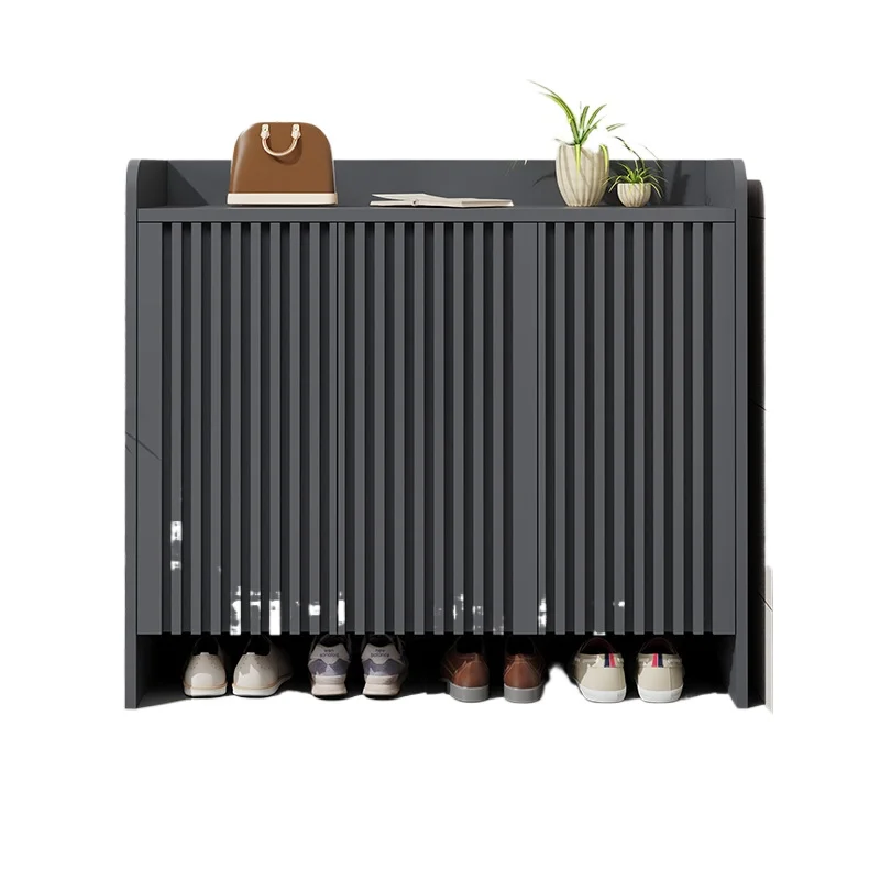 

Outdoor all-aluminum alloy household entrance balcony garden courtyard waterproof and sunscreen large-capacity shoe cabinet