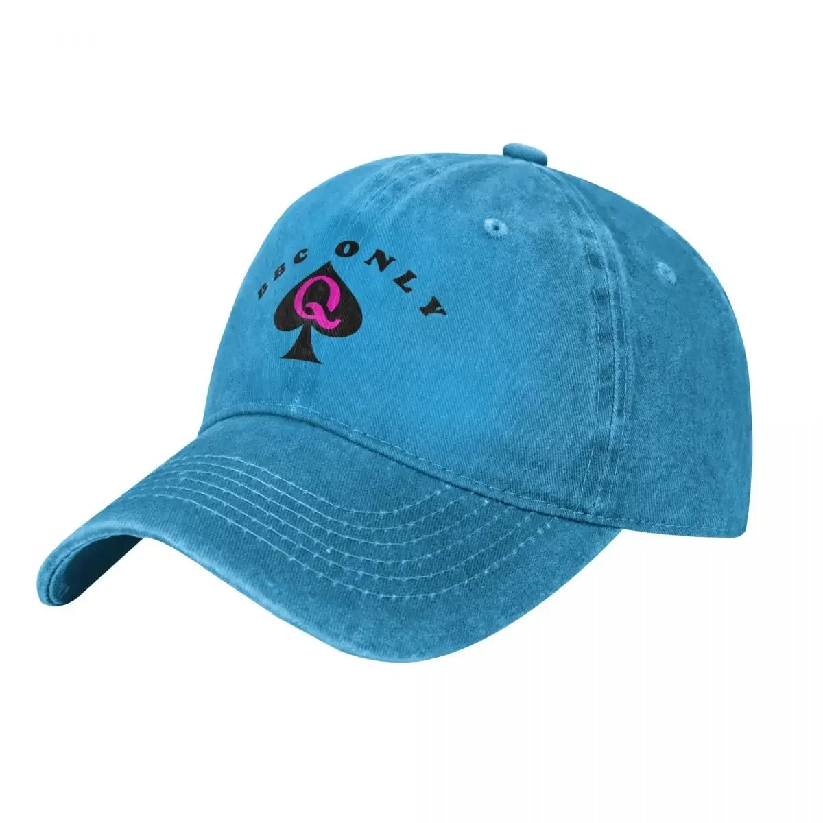 BBC Only Queen of Spades Sissy Faggot Symbol Baseball Cap New Hat Big Size  Icon Visor For Women Men's