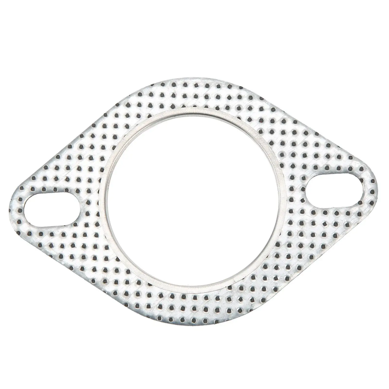 

Universal for 2 for 2 5in Perforated Steel Exhaust Gasket - Vibration Proof Downpipe Replacement for decat Applications