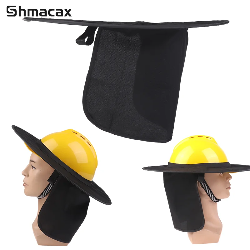 

Summer Sun Shade Safety Helmet Neck Shield Helmets Hard Hat Sun Shade Hard Hat Accessories For Construction Worker