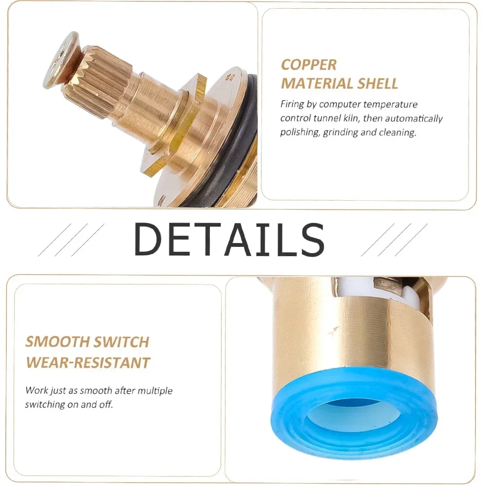 5/1PCS Replacement Tap Valve Universal Water Faucet Cartridge Bathroom Brass Faucet Valve Repair Part Kitchen Tap Accessories