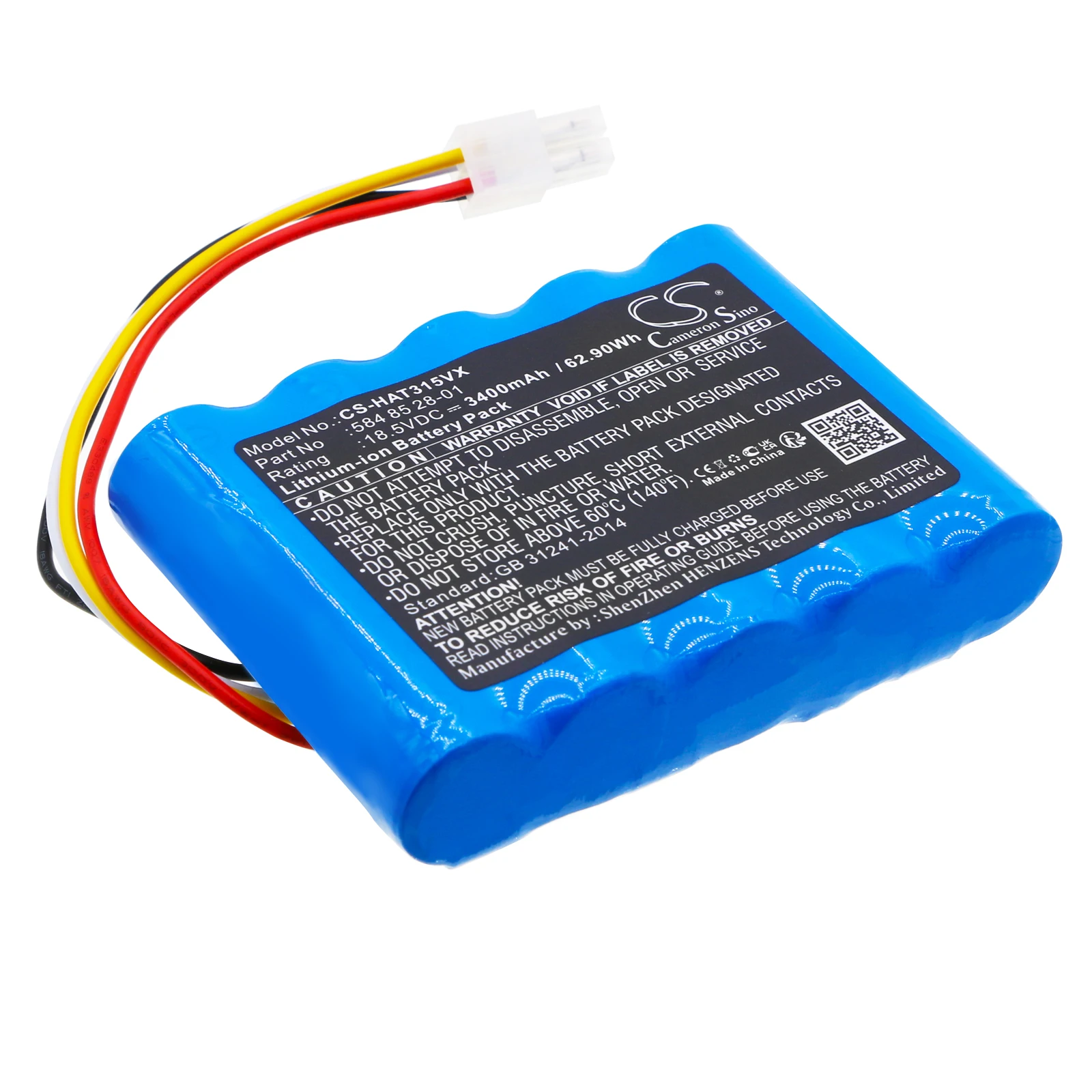 Cameron Sino 3400mAh Battery for Gardena R100Li, R130Li, R160Li 2016/2017/2018,Mahroboter Sileno, Sileno +,R100LIC,R130LIC,
