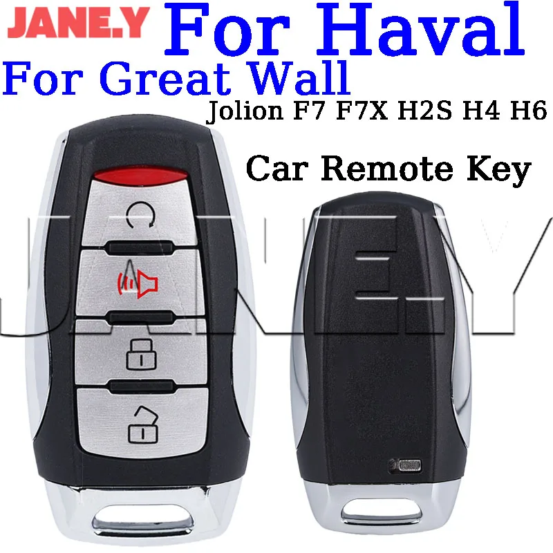 Haval Jolion-万里の長城の車のキー,id47,id4a,oem,4ボタン,433mhz,f7,f7x,h2s,h4,h6,2018, 2019, 2020, 2021