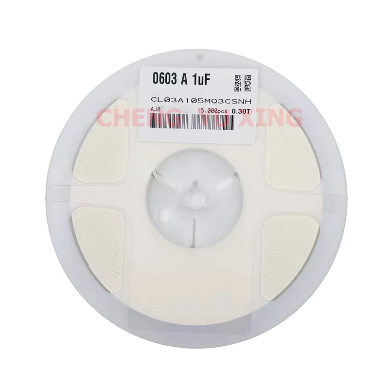 

0201 1uF 6.3V 20% X5R,CL03A105MQ3CSNH，15000PCS ,0201 SMD Capacitor