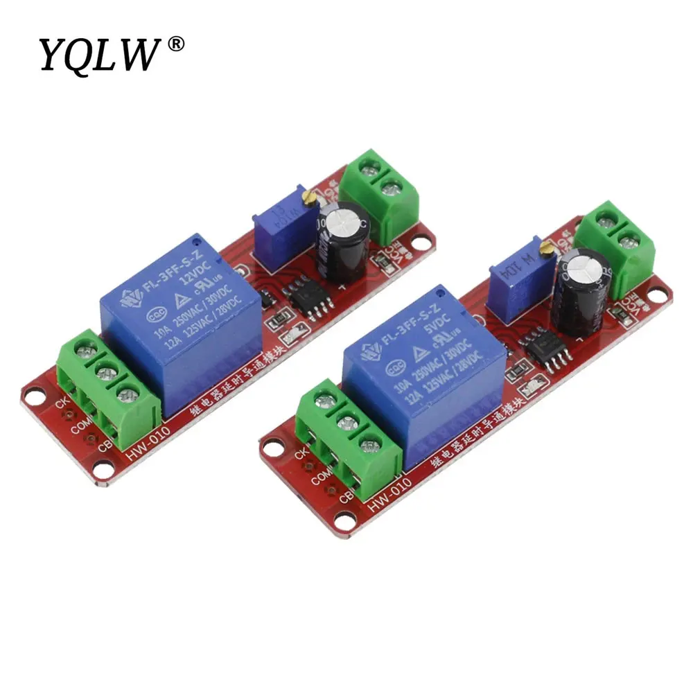 DC 5V 12V Time Delay Relay NE555 Time Relay Shield Timing Relay Timer Control Switch Car Relays Pulse Generation Duty Cycle