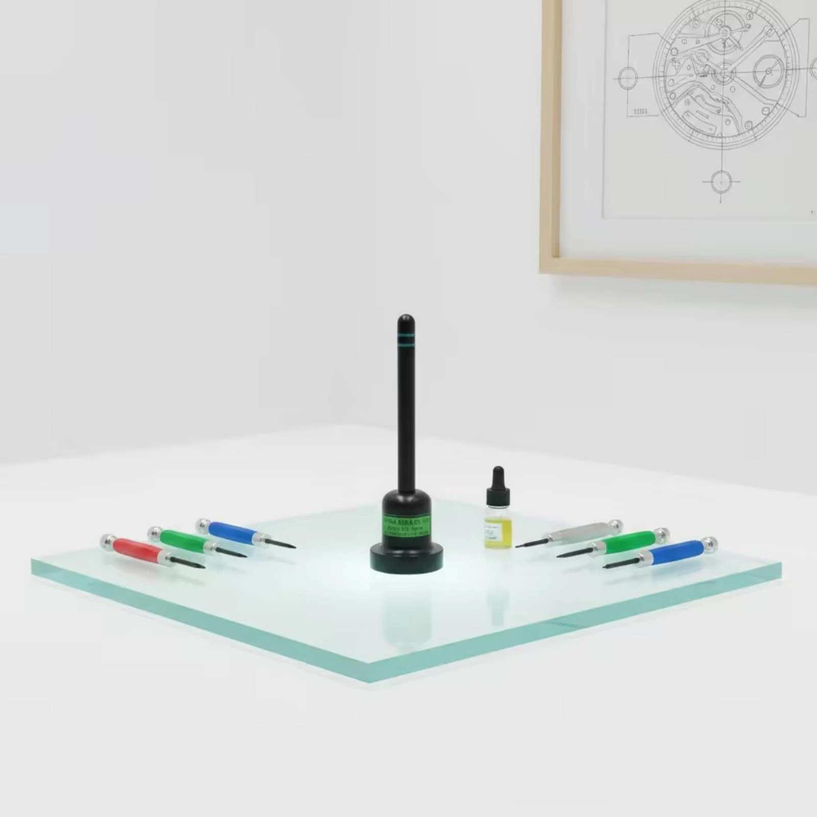 Watch Repair Oiling Pen Capped Needle Oiler Applicator Watch Oiler Kit Easy to Use Maintenance Tool Robust Materials