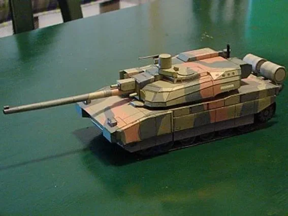 Leclerc Battle Tanks DIY 3 D Paper Model