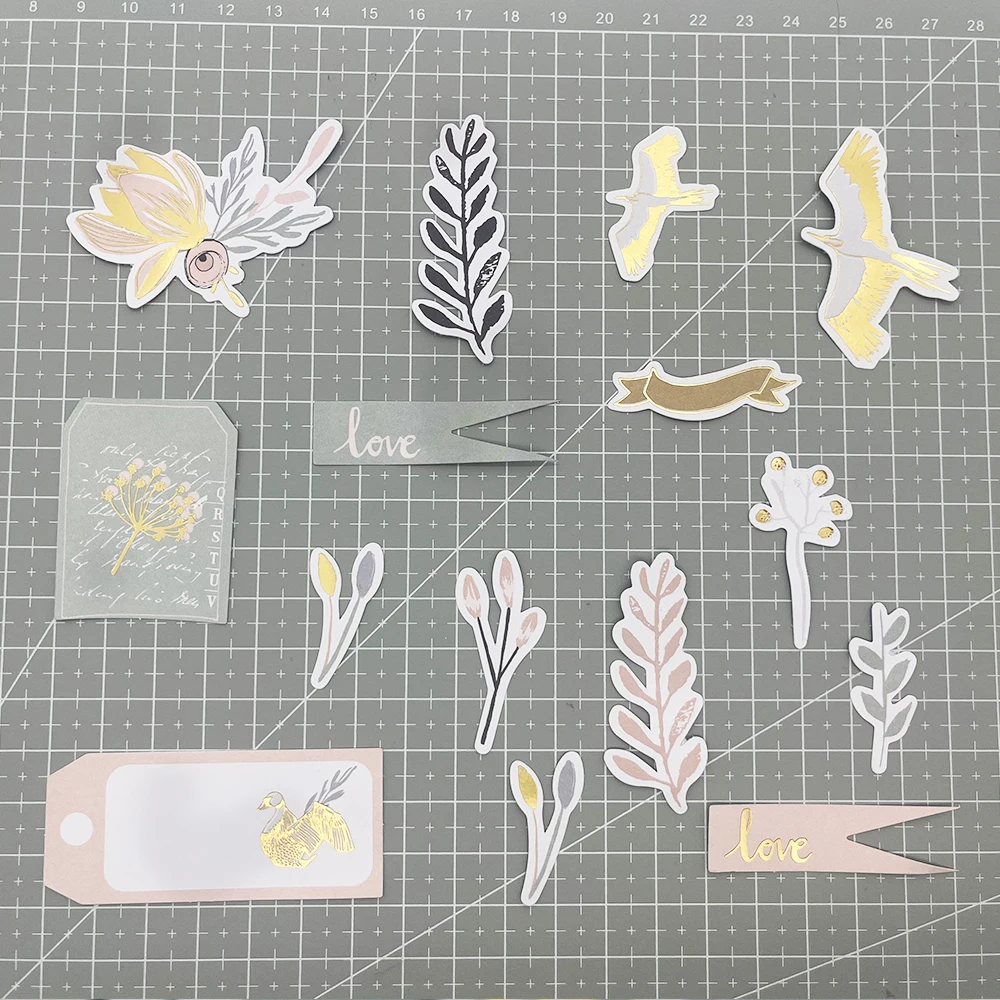 Kreativer Weg Neuer Anfang Scrapbooking Journaling Komplettsets Dekorative Papiere Stanzformen Journalkarten Aufkleber DIY Bastelset – Detail 36
