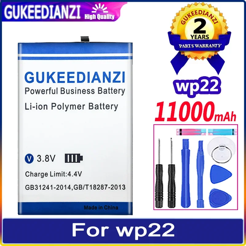 

GUKEEDIANZI Battery 11000mAh For WP22 S109 Batteria