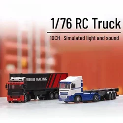 Turbo Racing 1/76 RC Car C50-T C50-C Semi-truck Trailer Mini Samochód Zdalnie sterowany Pojemnik Ciężarówka Zestaw akcesoriów Zabawka Dzieci Dorośli