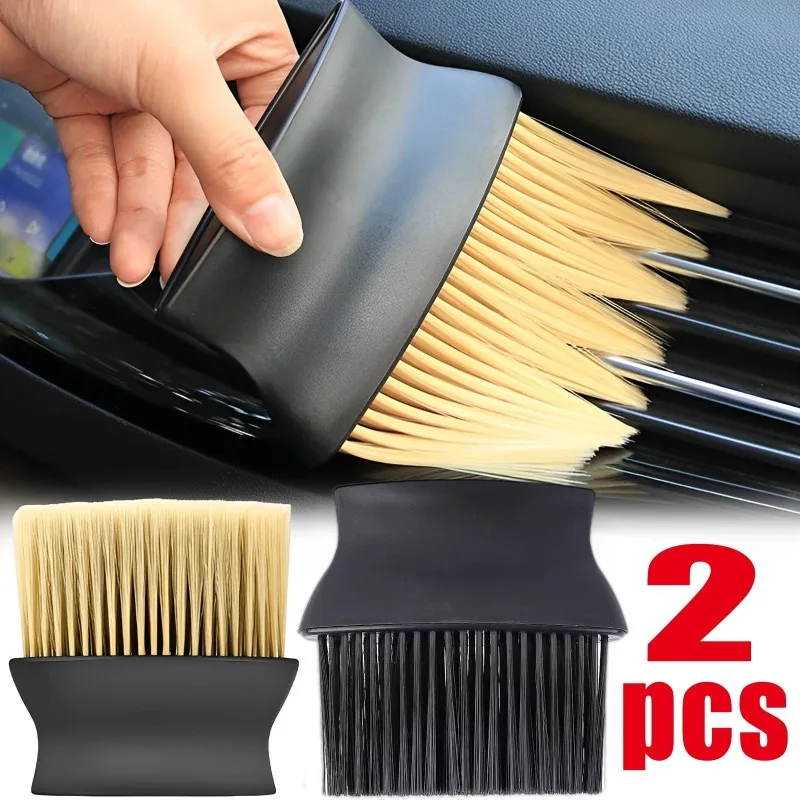 

Car Interior Cleaning Brush Car Air Outlet Detail Crevice Dust Removal Brush Home Office Dust Washing Tools Auto Accessories