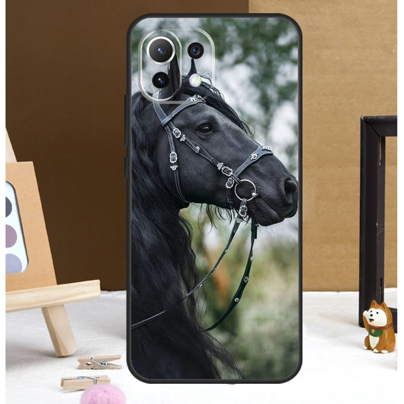 Horse Animal Case For POCO X6 Pro M6 X5 X3 Pro M5s F3 F5 Xiaomi 14 13 Ultra 12 Lite 11T 12T 13T Pro Cover