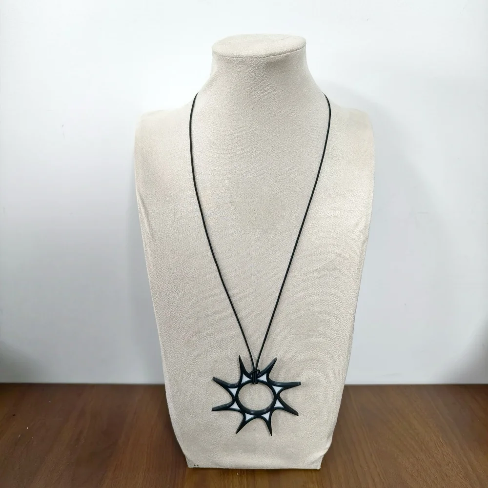 Forsaken Two Time Rebirth Tail Halskette 3D-Druck Seilkette Anhänger Punk Choker Schmuck Accessoire – Detail 5