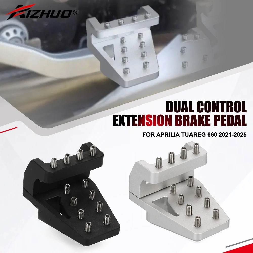 

Tuareg660 DualControl Brake Lever Enlarger Riser For Aprilia Tuareg 660 2021 2022 2023 2024 2025 Dual Control Pedal Extension