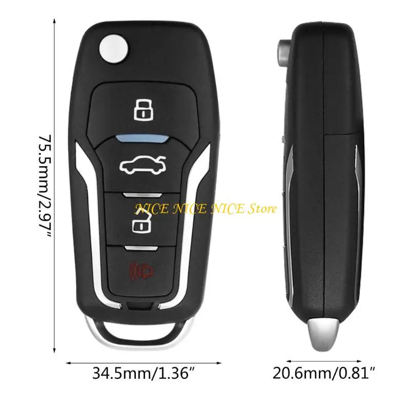 Duplikator Remote Duplikator Kode Kloning Kunci 4 Saluran Penerima Pemancar