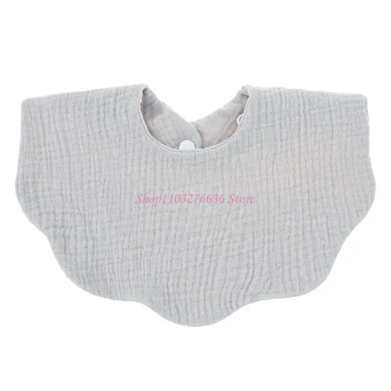 

R6FD детский нагрудник для кормления в форме волны, бандана, тканевый шарф с принтом, мягкий чистый хлопок, впитывающий слюну,