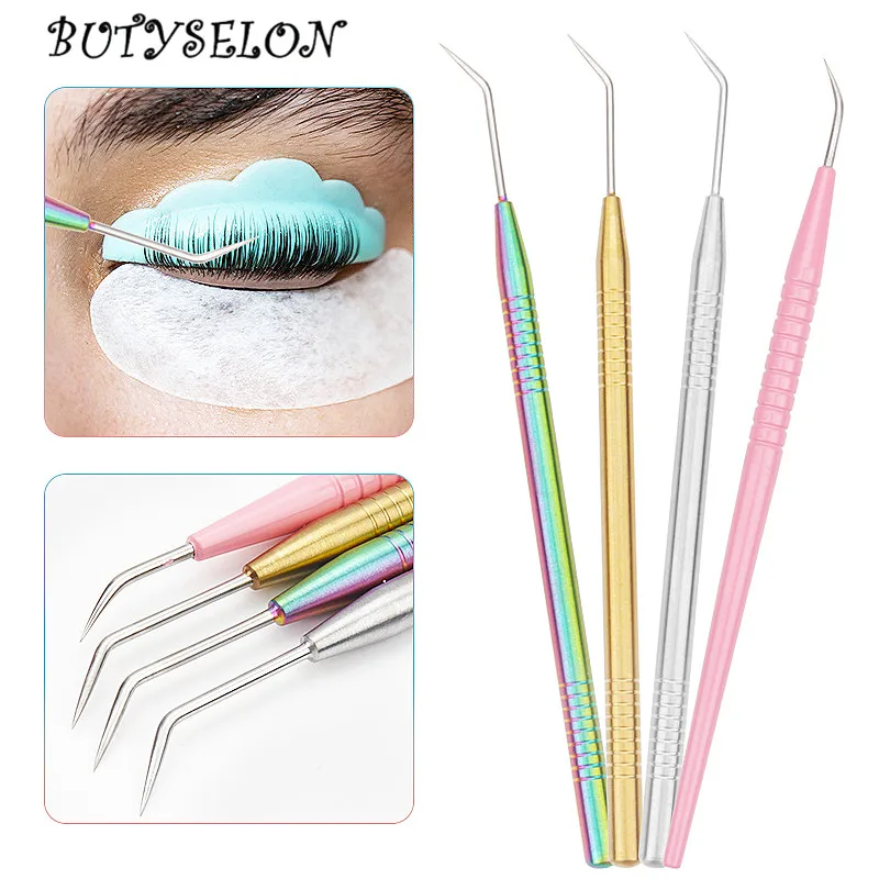 1pcs Lash Lift Curler Kit Eyelash Perming Stick Stainless Steel Cosmetic Applicator Comb Makeup Tool Eyelash Extension Supplies