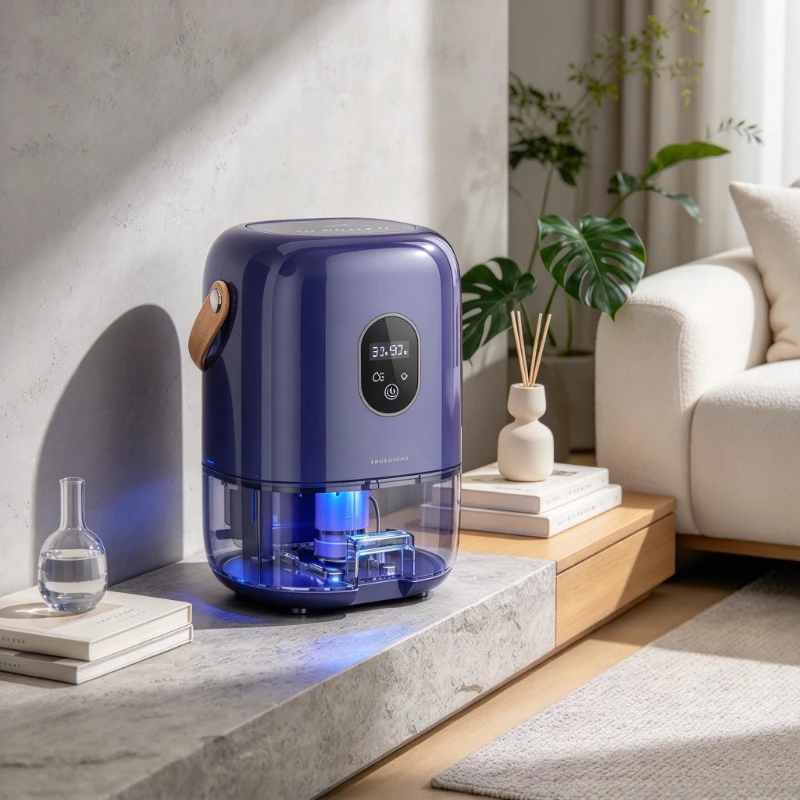 Industrial Dehumidifier, Large Tank Moisture Extractor with Full Water Alert, Smart Humidity Control for Factory Workshop Use