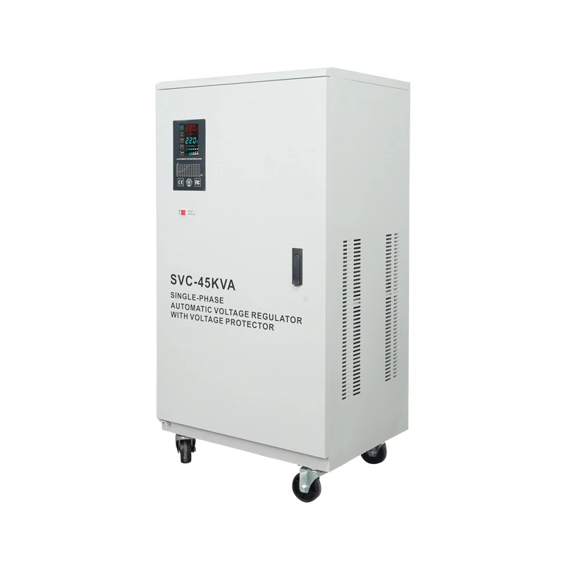 Single-phase 15kva to 60kva automatic voltage stabilizer regulator 220v power supply voltage stabilizer