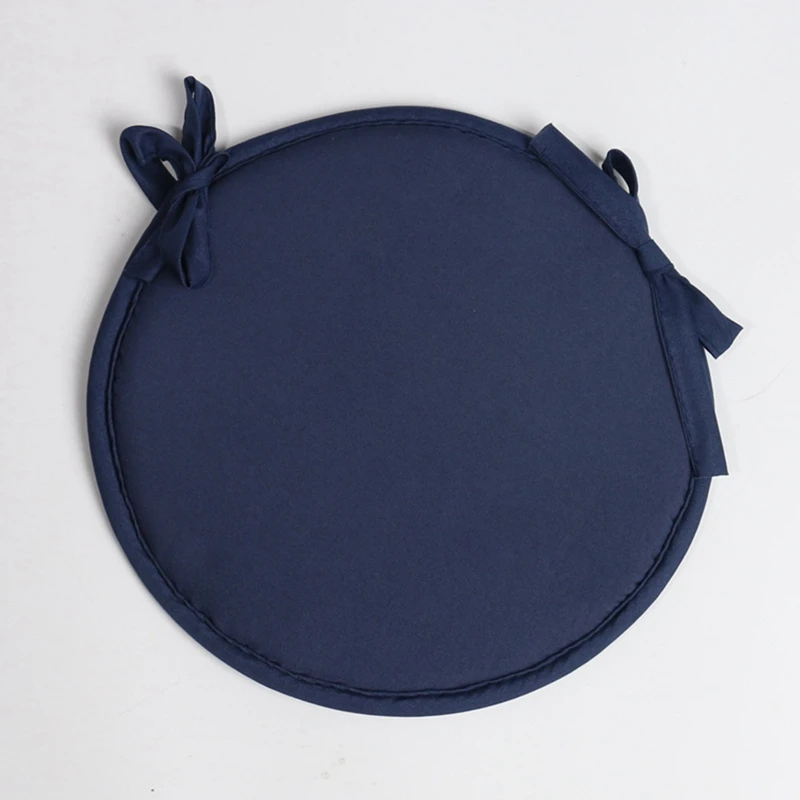 Round Chair Seat Pads, 2 Pcs Circular Waterproof Chair Cushions for Indoor Outdoor Garden Dining Office Coffee Shop C-ABFB