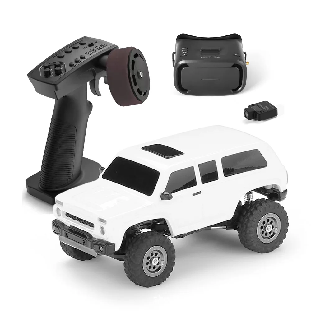 

SNICLO 1:43 Mini FPV RC Car 4WD Wrangler Off-Road Climbing Toy for Boys Live View Desktop Racing Birthday Gift Enano8031