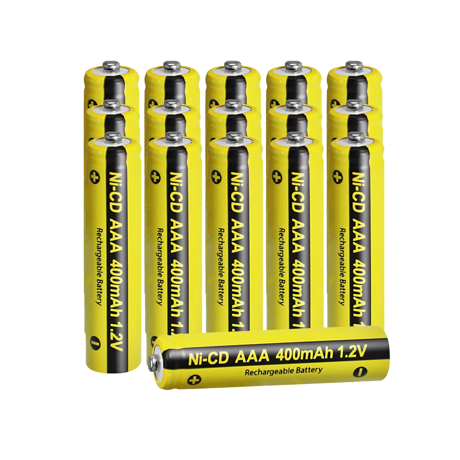 16PCS PKCELL AAA battery 400mah aaa nicd 1.2v battery rechargeable batteries indurstry for solar light garden lamp light