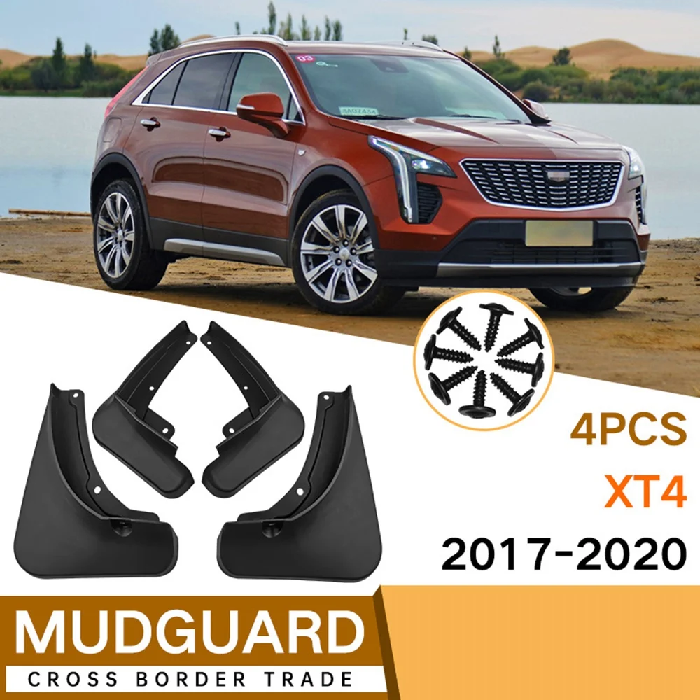 Car Mudflaps for Cadillac XT4 2017-2020 Mudguards Fender Flap Splash Guards Cover Mud Auto Parts Car Wheel