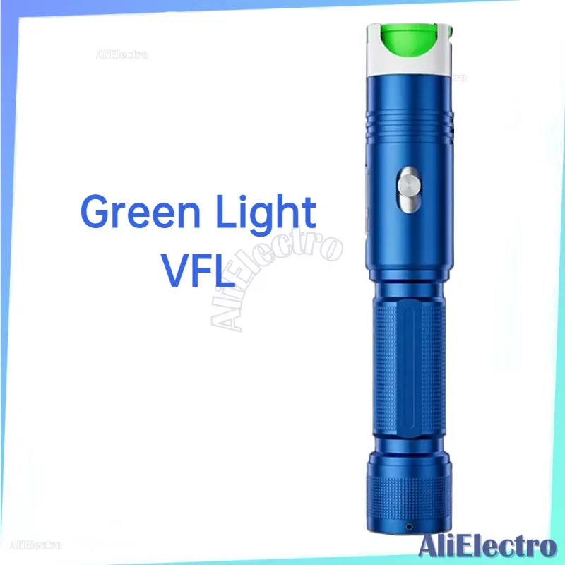 10-20MW Green Light VFL Visual Fault Locator,Recargable Fiber Optic Green Laser Pen FTTH Fiber Optic Cable Test