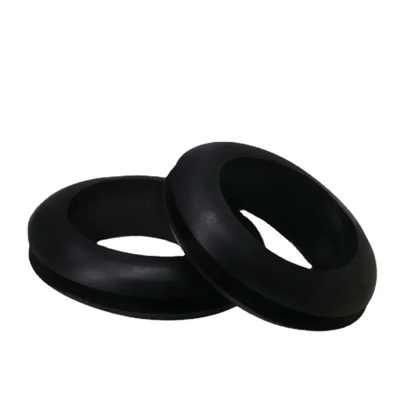 200pcs Grommets Gasket 3mm/4mm/5mm/6mm/8mm/10mm/12mm Double Sided Coil Wire Protective  Rubber Seal Ring Cable  O-ring