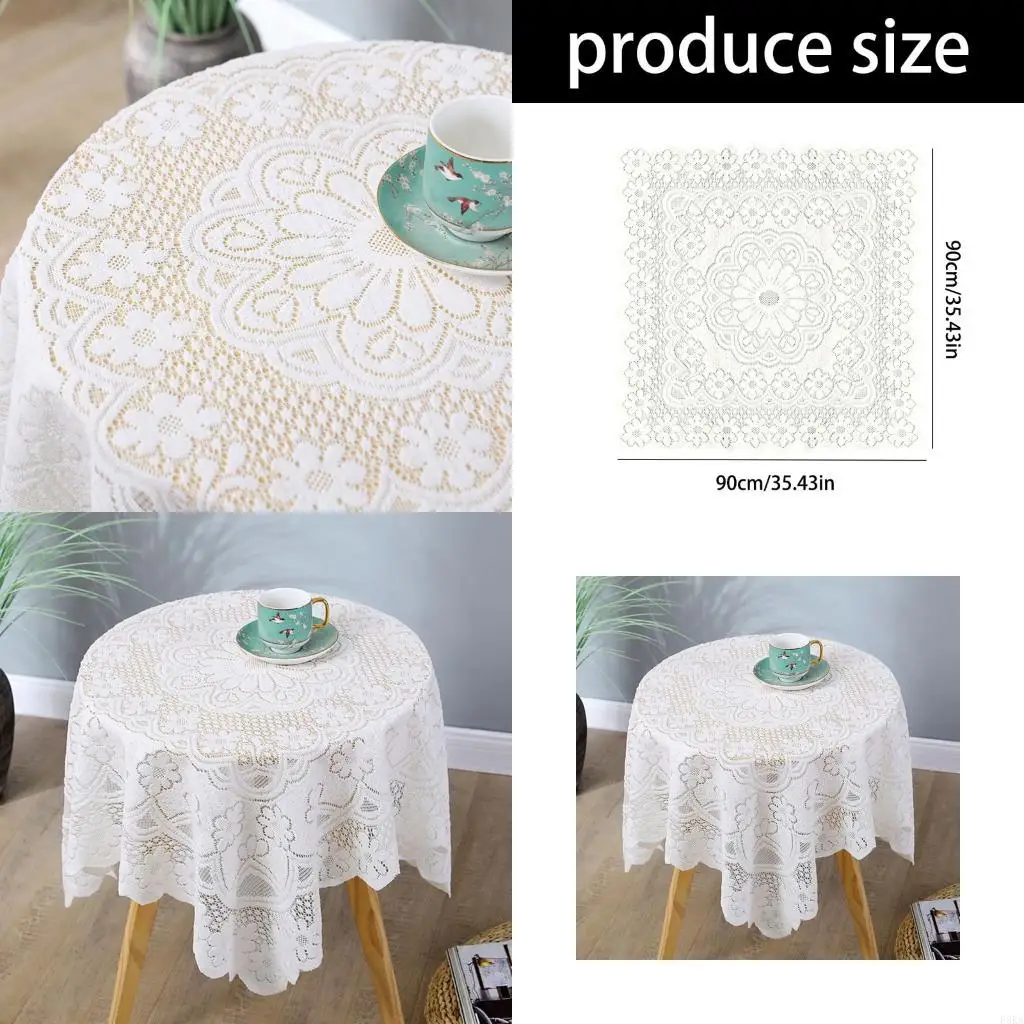   Decorative Cotton Lace Cover Furniture Protectors Dustproof Designs for Bedroom Living Room