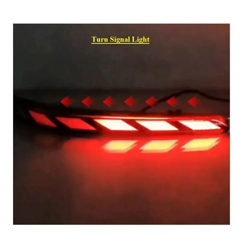 1 Set Car LED Rear Bumper Reflector Lights For Changan Uni-T 2020-2024 Turn Signal Brake Tail Lights Auto Accessory