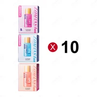 10 Uds. Kit permanente de pestañas Lomansa de 9 minutos paso 1 2 3 juego de rizador permanente para levantamiento de pestañas herramientas de maquillaje profesionales para levantamiento de pestañas