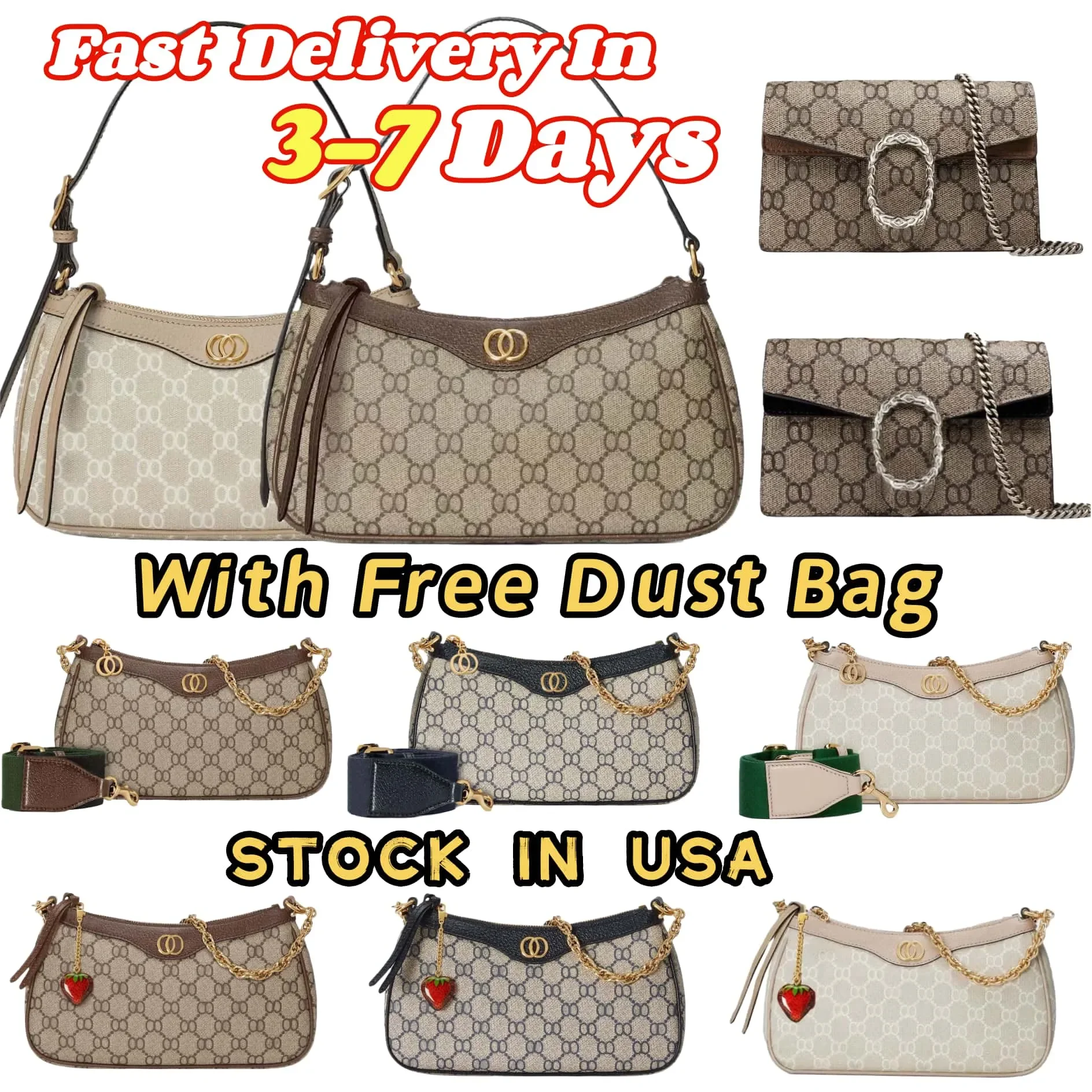 

Designer Bag Shoulder Bag Luxury Underarm Bag High Quality Classic Women Wallet Multiple Styles Crossbody Bag Leather Classic Ch
