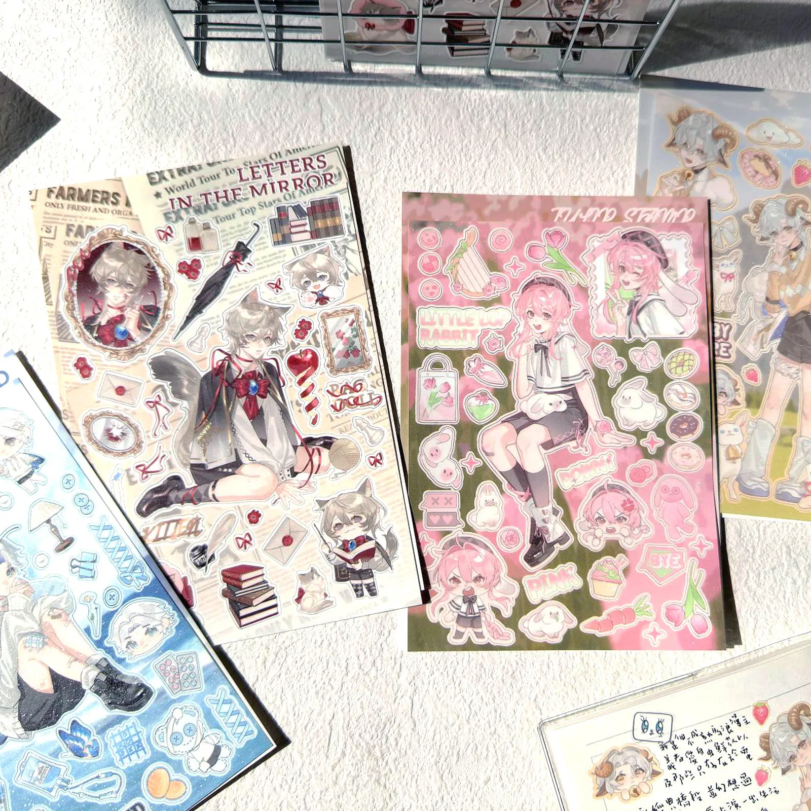 

Japanese Boy Manga Collage Character Stickers