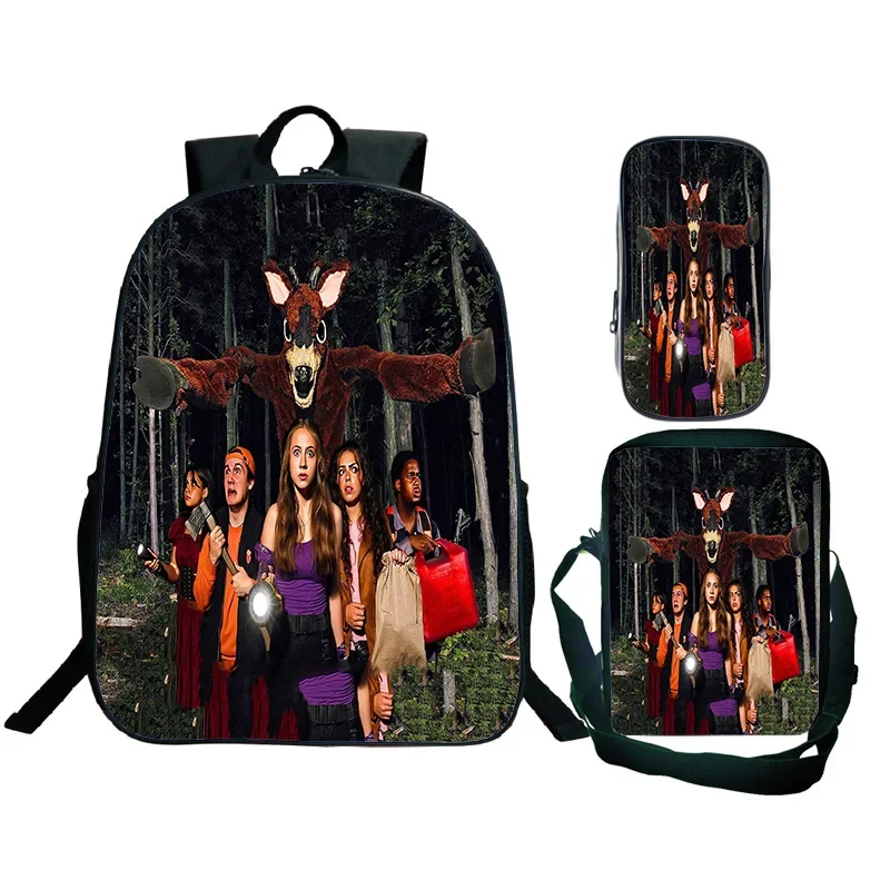 

Students Oxford Backpack 99 Nights in The Forest School Bags Lunch Bag Pencial Case 3pcs Hot 3D Game Pattern Backpacks Mochilas